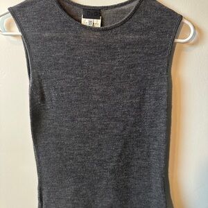 D&G Charcoal Sleeveless Sweater